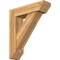 Ekena Millwork Traditional Slat Rough Sawn Bracket w/ Offset Brace, Western Red Cedar, 8"W x 30"D x 34"H BKT0806X30X34TRA06RWR - alternate 1